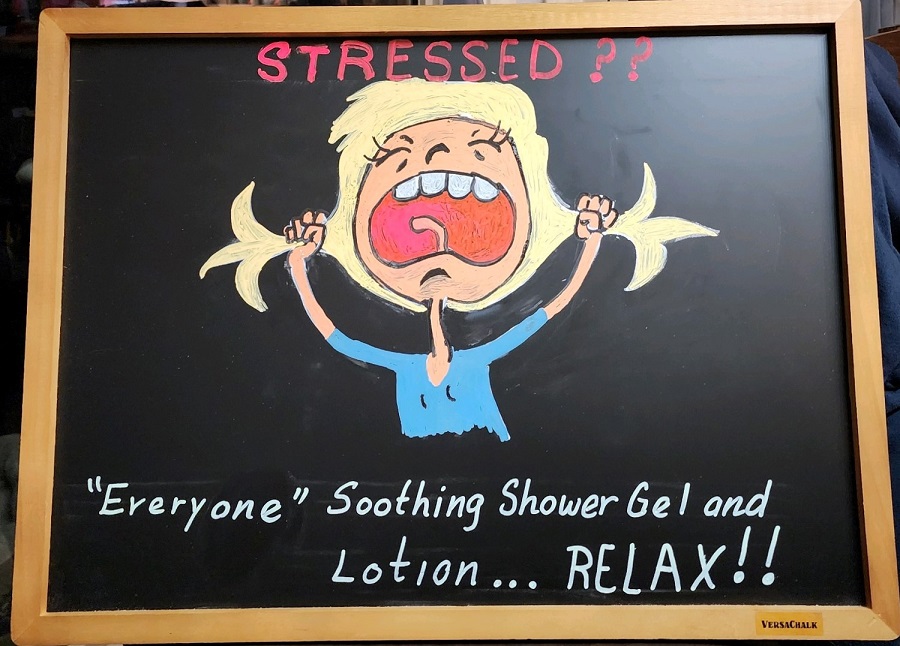 stressed sign